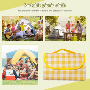 Waterproof Outdoor Picnic Non-woven fabric Foldable Camping Mat Easy Carry Beach
