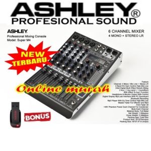 Mixer Ashley Super M4 Original 4 Channel