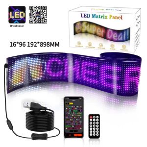 Joysync​ Large LED Flexible Car Display Screen – APP & Remote Control IP65 Waterproof for Trucks Vans Advertising Party & Event Display