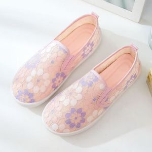 ZEEMIN Womens Spring Summer New Pregnancy Shoes Soft Sole Non Slip Breathable Shallow Slip On Lightweight Postpartum Recovery Shoes
