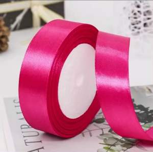 [Bán lẻ giá sỉ] 3 met Ruy băng satin lụa bo viền 26mm cao cấp ribbon ruybang trang trí