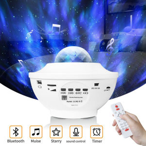LED Bluetooth Music Sky Projector Galaxy Starry Projector LED Star Projection Light Sleep Lamps