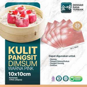 DRT - KULIT PANGSIT DIMSUM/HALAL/ISI -+35PCS/COCOK UNTUK DIMSUM SIOMAYPANGSIT FROZEN