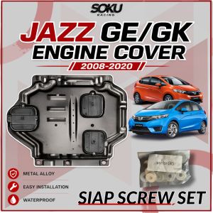 Engine Cover Honda Fit Jazz GE/GK Undertray Metal Engine Cover Bottom Belly Pan