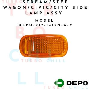 DEPO-217-1415N-A-Y HONDA STREAM/STEP WAGON/CIVIC/CITY SIDE LAMP ASSY
