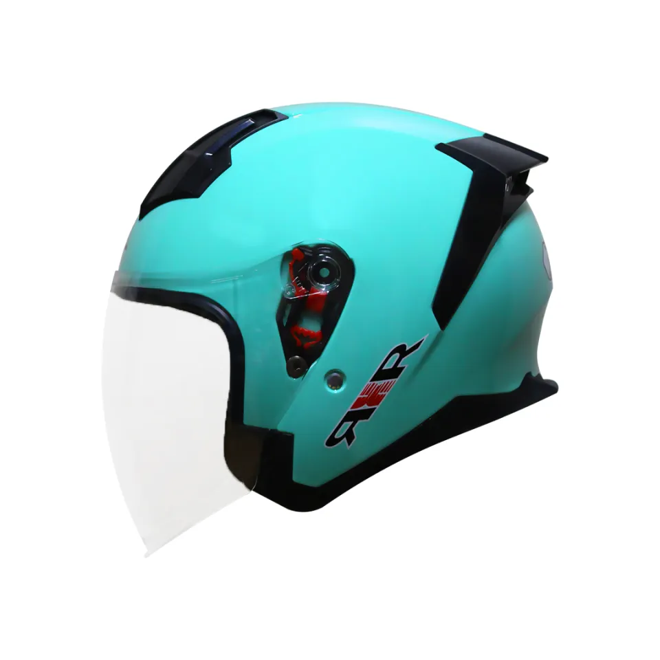 RXR 065E-1 Single Visor Open Face clear lens (with ICC/BPS Logo) Sun mirror  windproof Sun protection motorcycles helmet