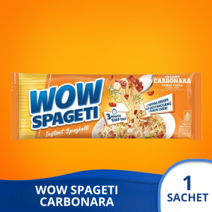 WOW SPAGETI CARBONARA Pasta Instan 1 sachet