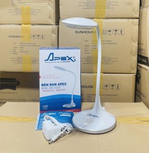 ĐÈN BÀN APEX APE-01LED -phím cảm ứng  3 màu ánh sáng điều chỉnh  tốt cho mắt  tuổi thọ cao 30000 h  bảo hành toàn quốc 12 tháng