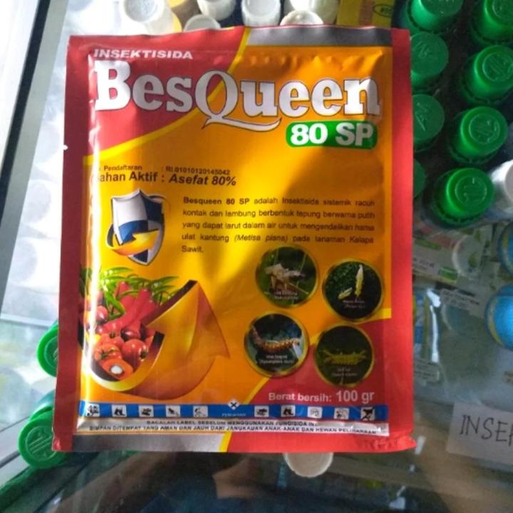 Besqueen Asefat 80SP 100 Gram Obat Hama Ulat Serangga Walang Sangit