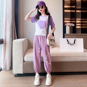 SETELAN KAOS ANAK PEREMPUAN LADYLOVE CASUAL MODIS KEKINIAN IMPORT