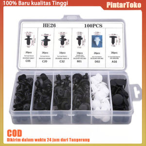 100/620Pcs Baut Rivet/Universal Klip Bumper Baut/Baut Rivet Mobil/Plastik Bemper Clip