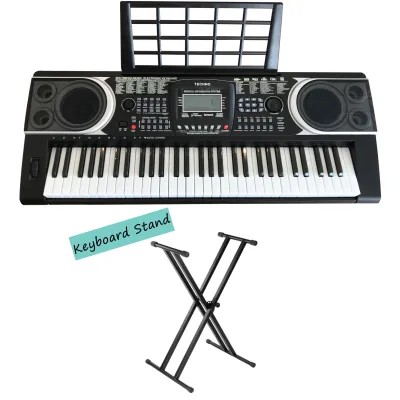 Techno T-9890i 61-Keys Electronic Keyboard (Techno Keyboard / Dangdut)