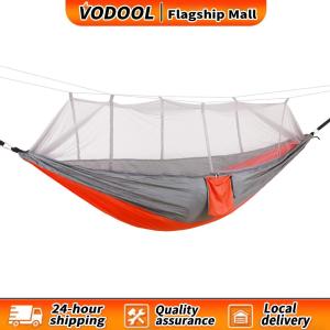 【Fast delivery】 Portable Camping Hammock with Mosquito Net Breathable Design Suitable for Backpackers and Outdoor Enthusiasts