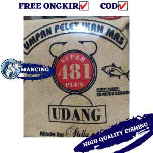 Umpan Pelet Ikan Mas 481 Stella Product Aroma amis Belut Tuna Udang 150g 60PCS free 3pcs