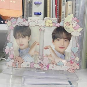 FLYING INS Photocard Frame Spin Cat Photo Protection  Decoration Crafts Card Sleeve For Fans