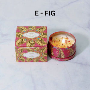 Lilin Aromaterapi Scented Candle Mewah Kaleng Bohemian Pewangi Ruangan LAR5001