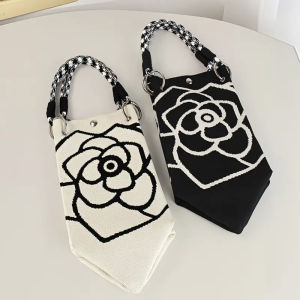 Handbag Flowers Practicality Bucket Bag Traveling Delicate and Soft Popularity Commute to Work