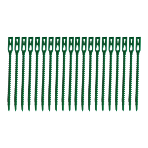 20pcs Fishbone Thorns Garden Ties Adjustable Lengths 13cm 17cm 23cm Reusable Support Straps for Outdoor Gardening