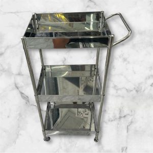 Xe Đẩy Tóc Spa Thẩm Mỹ RUBY INOX 304 không rỉ sét Chịu Nặng Trên 50kg