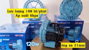 Máy Sủi Oxy Resun GF-180 180W Máy Thổi Khí Công Nghiệp Siêu Khỏe Cho Hồ Cá Hải Sản