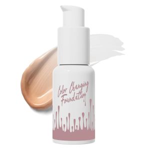 Color Changing Foundation Liquid Foundation Adapts To Your Skin Tone Moisturizing Natural Coverage Long Lasting Lightweight Flawless Base Makeup for Face Cosmetics