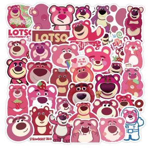 50 cái nhãn dán gấu dâu tây lotso đề can vui nhộn đồ chơi hoạt hình Disney cho nhãn dán đồ chơi trẻ em