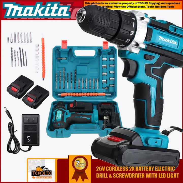 Makita drill machine discount battery