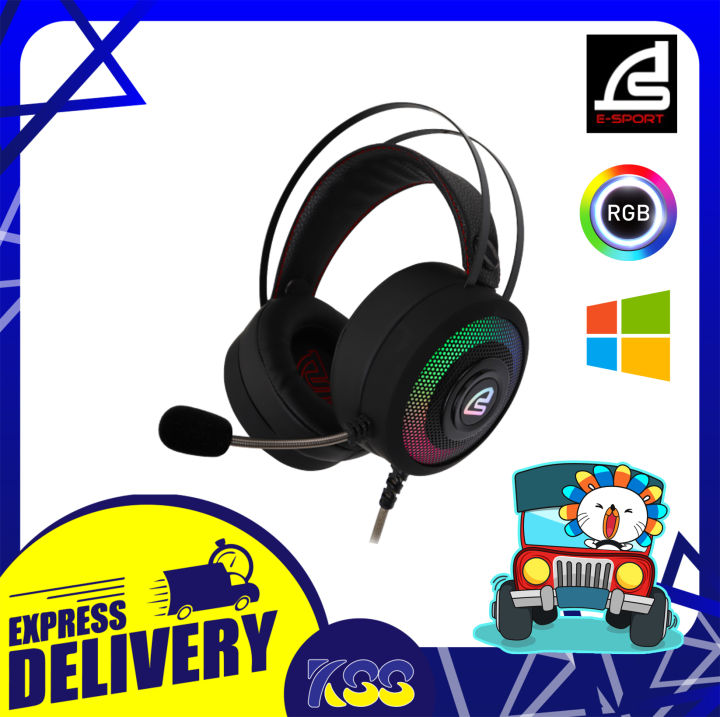 PIRANHA HP90 Cuffie Gaming 7.1 Con Microfono – Audio Surround E Comfort Per PC