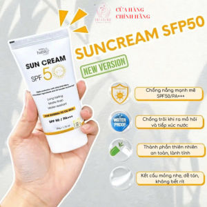 [CHÍNH HÃNG] Kem Chống Nắng Cao Cấp Nâng Tone Da SPF 50+ RIORI WHITENING UV SUN BLOCK CREAM 50G