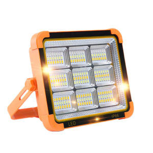 Đèn LED Năng Lượng Mặt Trời Đa Năng Cầm Tay 9 khoang đèn-LED 5730 Siêu Sáng-Sáng liên tục từ 5-7 tiếngchống nước tốt...