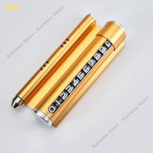 Bảng số điện thoại ô tô đa năng đặt trên taplo hiển thị sđt+giá đỡ điện thoại+sáp thơm+búa phá kính