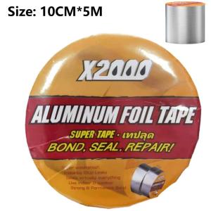 X2000 Self Adhesive Waterproof Sealant Tape Aluminum Foil Tape for Cracks Roofs/Super Repair Wall Crack Thicken