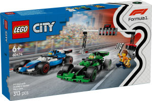 [BrickMonster] Lego 60474 City F1® Grid with VCARB & Sauber Race Cars