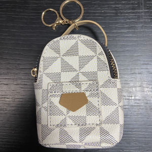 Fashionable mini schoolbag coin purse pendant headphone lipstick key bag