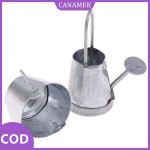 CANAMEK✨ 2 cái bộ 1:12 Bình Nước Kim Loại thu nhỏ Nhà Búp bê đồ chơi nội thất mô hình