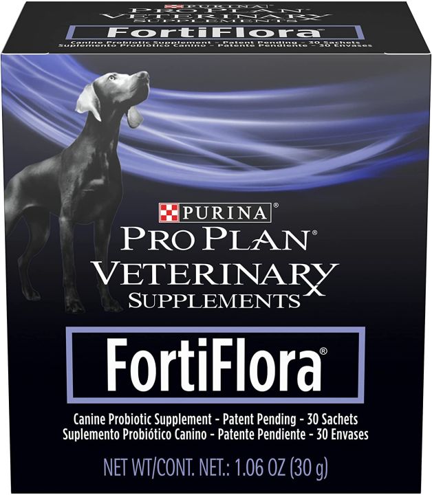 Purina FortiFlora Probiotics for Dogs Pro Plan Veterinary Supplements Powder Probiotic Dog Supplement 30 ct. box Lazada PH