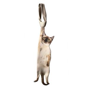 UNIITY 3D Cat Cat-shaped Mens Tie Novelty Animal Pattern Creative Neck Tie Fashion Lifelike Kitten Necktie For Wedding and Party