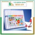 Bút Màu Acrylic Marker 12/24/36/48/60 Cao Cấp Màu Sắc Tươi Sáng - Bút Lông Màu Bảo An. 
