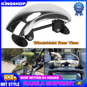 Universal Rearview Mirrors Motorcycle Windshield Rear View Mirror Wide Angle HD 180 Degree Safety