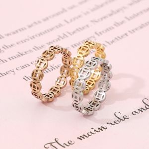 Titanium Ring Lucky Charm Money Catcher Coin Stainless Charm Ring