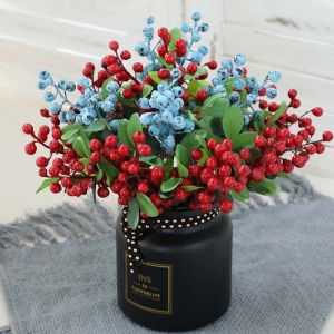 EDDY SONG Decorative DIY Blueberry Home For Home Wedding Party Ornament Christmas Decoration Party Supplies Artificial Berry Xmas Decor