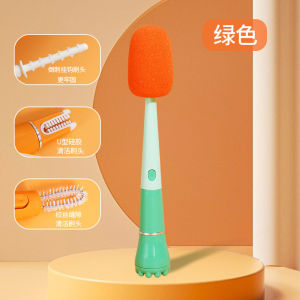 Household threeinone crevice brush Long handle cup cleaning tool