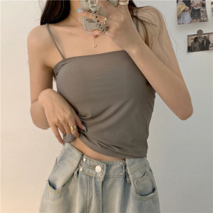 CROPTOP TANKTOP KEMBEN WANITA TERBARU BAHAN MELAR SIZE XXL - XL