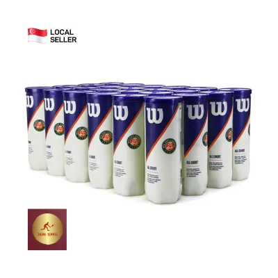 Wilson Roland Garros All Court Tennis Ball Carton (24 Cans / 72 Balls)