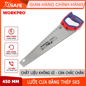 Cưa tay lưỡi cưa bằng thép SK5 kích thước 450mm (18 inches) Workpro - WP215010