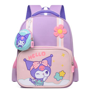 Kuromi Bagpack For Kids Girl Kindergarten Grade 1 School Bag Kuromi Backpack Canvas Backpack