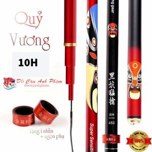 Cần Câu Tay Nội Địa Trung Quốc Quỷ Vương 10H Bạo Lực Tặng kèm Nhẫn Và Ngọn phụ Đủ Size 3m6 - 4m5 - 5m4 - 6m3