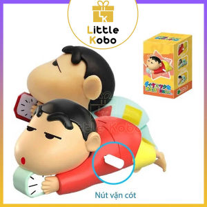 Shin Cậu Bé Bút Chì Dây Cót Shin Ủn Mông Vặn Cót Shin Chan Nằm Bò Đồ Chơi Trẻ Em Hot Trend Giải Trí
