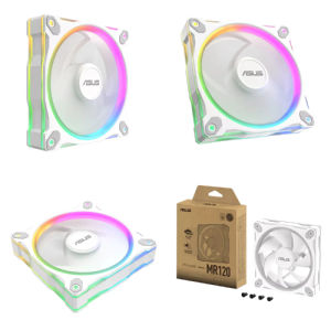 Asus Prime MR120 ARGB Reverse Fan - Black/White (Single Pack)