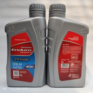 1 DUS OLI ENDURO RACING 4T 10W-40 - 1 LITER ISI 6PCS